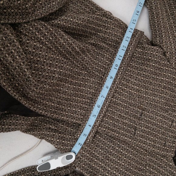 Mon Petit Oiseau Women's M Wool Heavy Coat Jacket Peacoat Brown Anthropo… - Picture 9 of 11